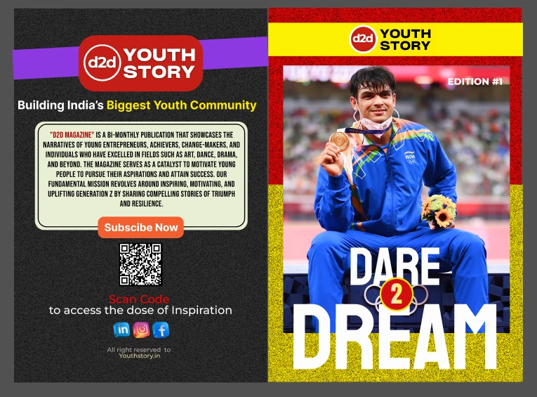 D2D Magazine Edition 1, Dare 2 Dream, front and back artwork