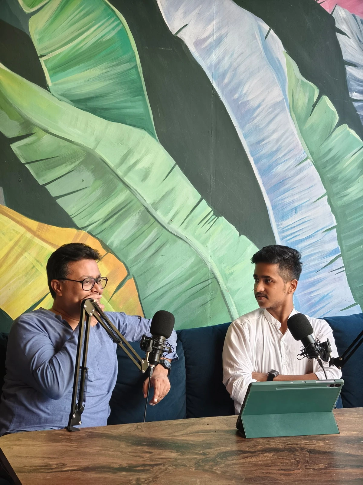 A conversation on the D2D podcast, official website photograph