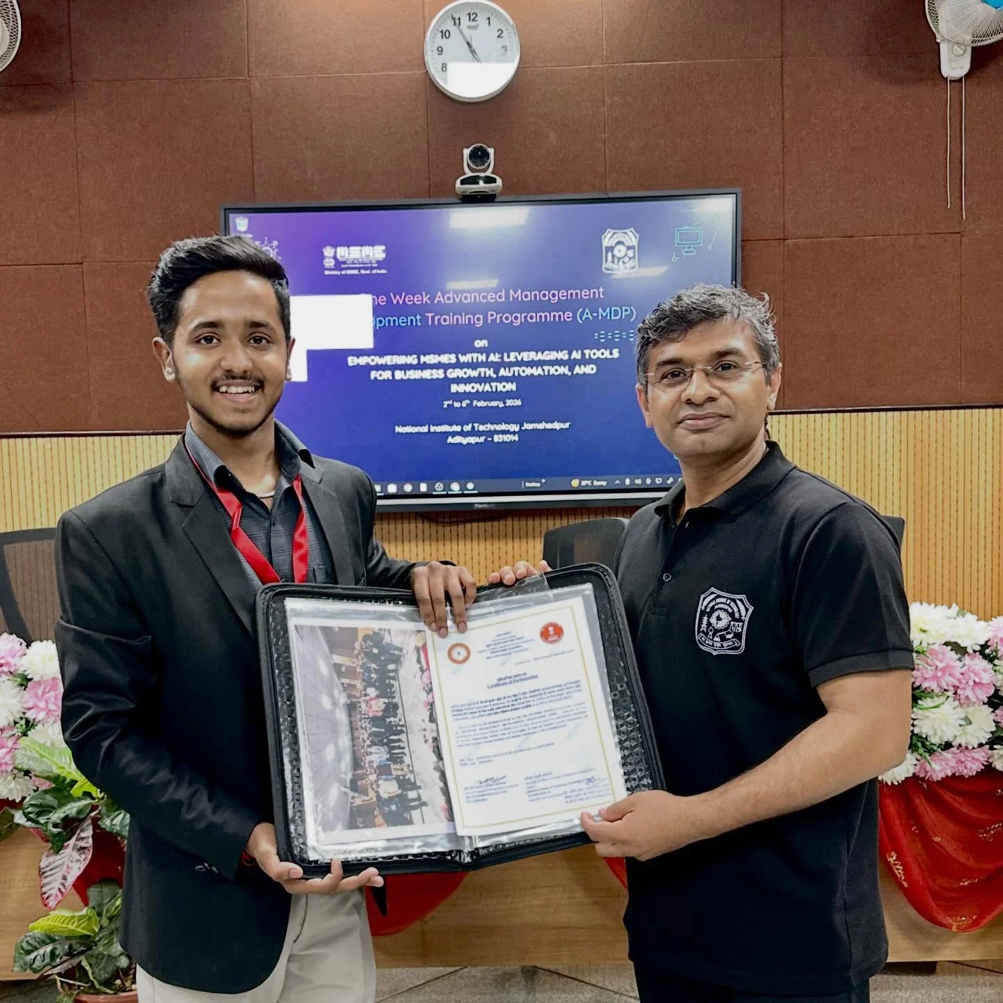 Harsh at NIT Jamshedpur