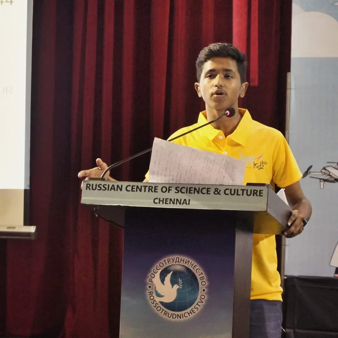 Harsh speaking at Young Scientist India in Chennai